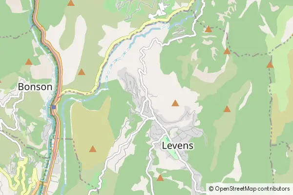 Mapa Levens