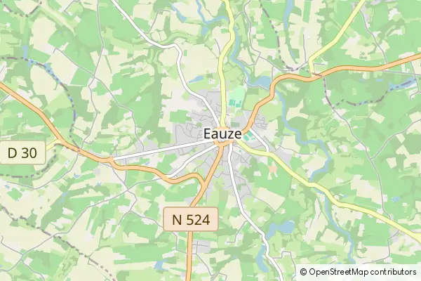 Mapa Eauze