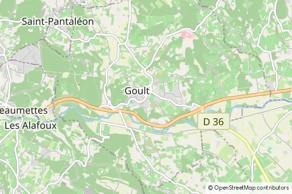 Mapa Goult