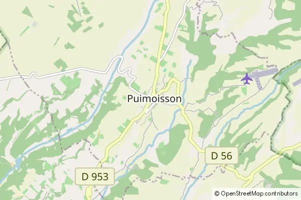 Mapa Puimoisson