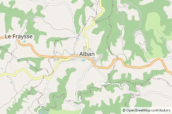 Mapa Alban