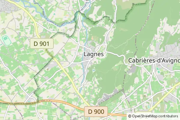 Mapa Lagnes