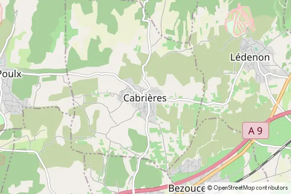 Mapa Cabrières