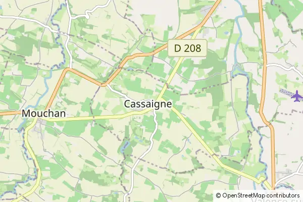 Mapa Cassaigne