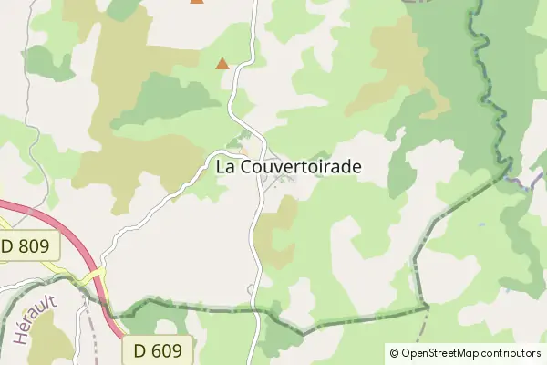 Mapa La Couvertoirade