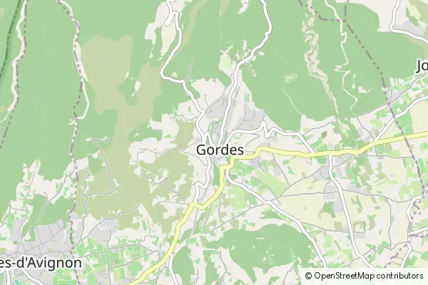 Mapa Gordes