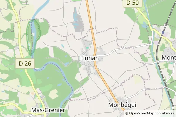 Mapa Finhan