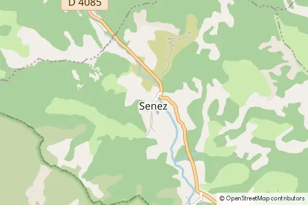 Mapa Senez