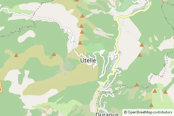 Mapa Utelle