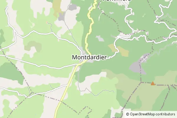 Mapa Montdardier