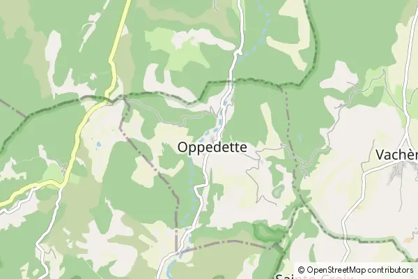 Mapa Oppedette