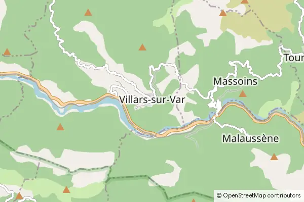 Mapa Villars