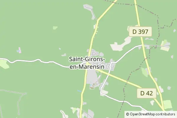 Mapa Vielle-Saint-Girons