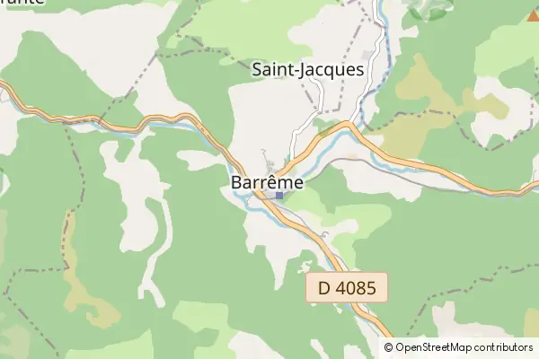 Mapa Barrême