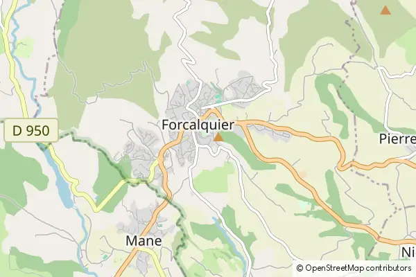 Mapa Forcalquier