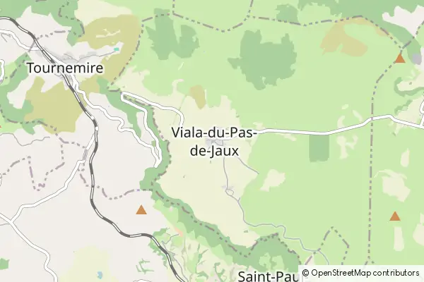 Mapa Viala-du-Pas-de-Jaux