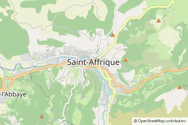 Mapa Saint-Affrique