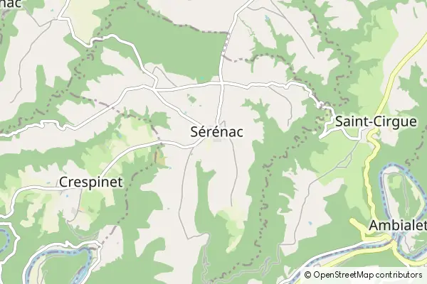 Mapa Sérénac