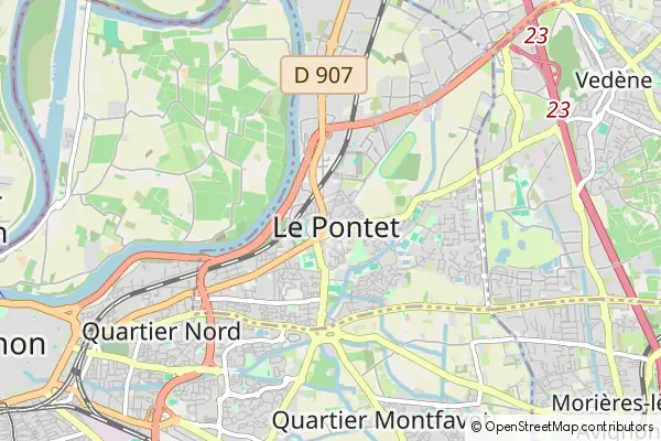 Mapa Le Pontet