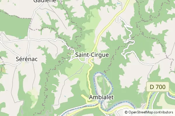 Mapa Saint-Cirgue