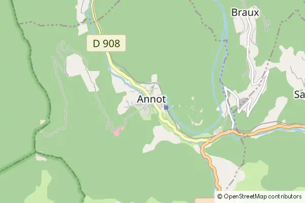 Mapa Annot