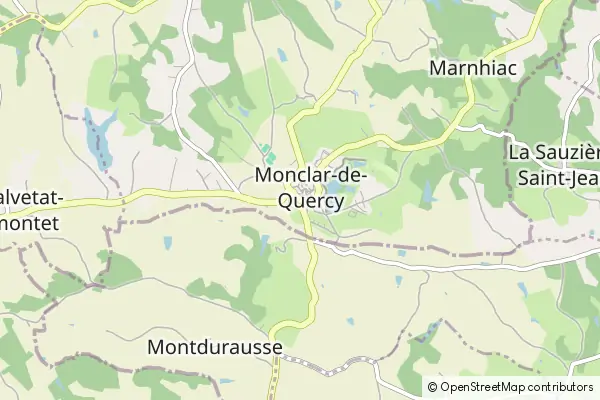 Mapa Monclar-de-Quercy