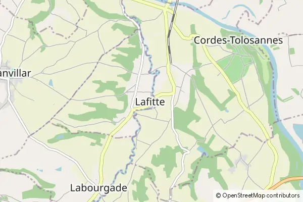 Mapa Lafitte