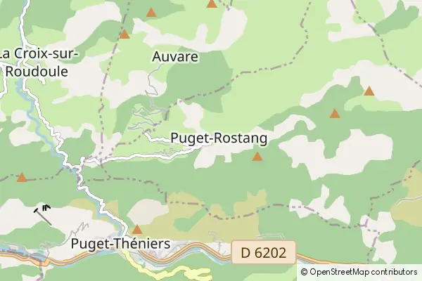 Mapa Puget-Rostang