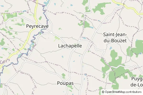 Mapa Lachapelle