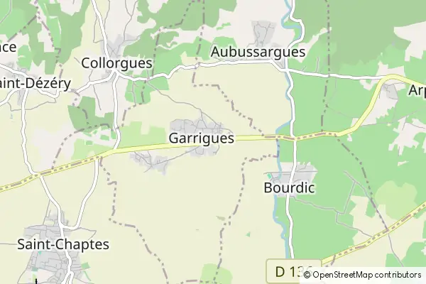 Mapa Garrigues-Sainte-Eulalie