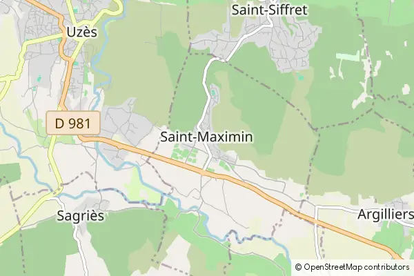 Mapa Saint-Maximin