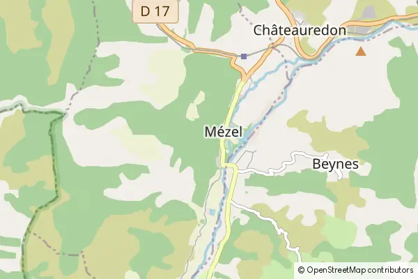 Mapa Mézel