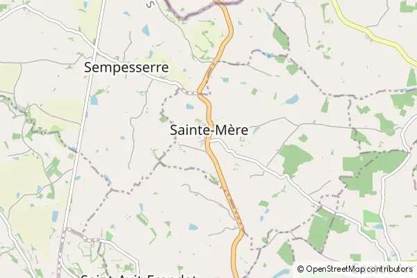 Mapa Sainte-Mère