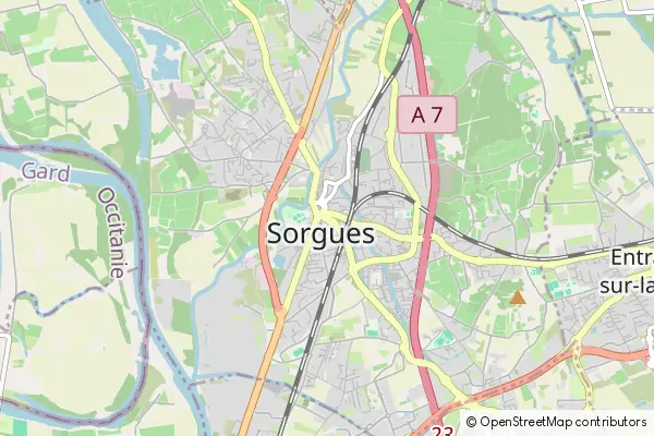 Mapa Sorgues