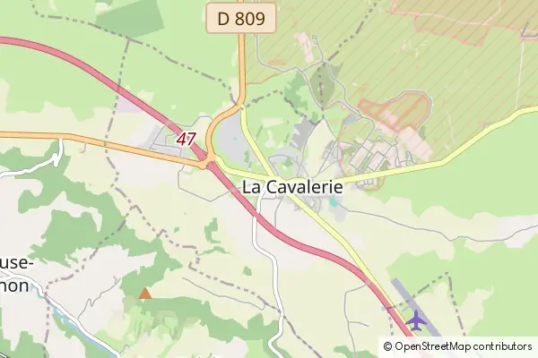 Mapa La Cavalerie