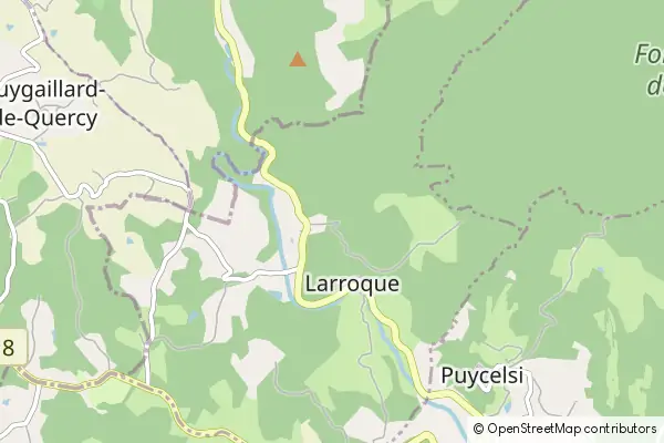 Mapa Larroque