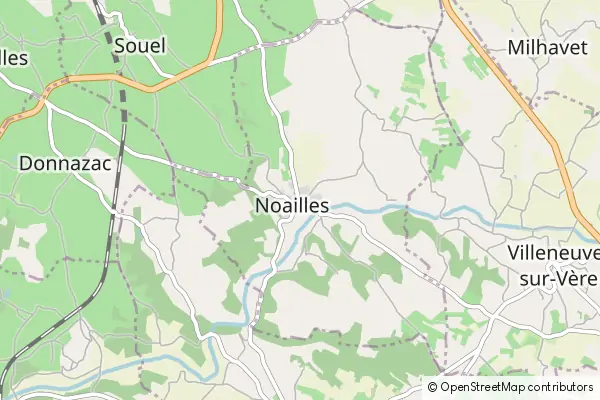 Mapa Noailles