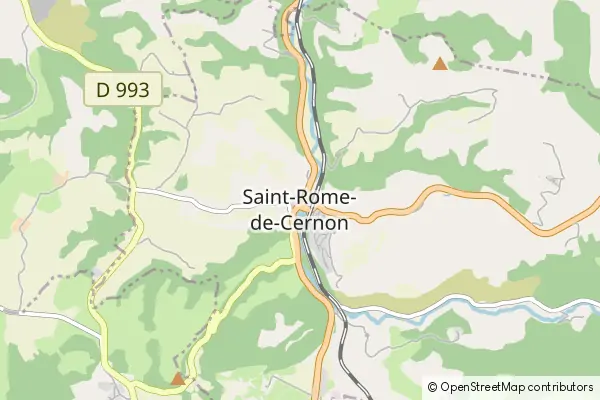 Mapa Saint-Rome-de-Cernon