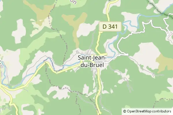 Mapa Saint-Jean-du-Bruel