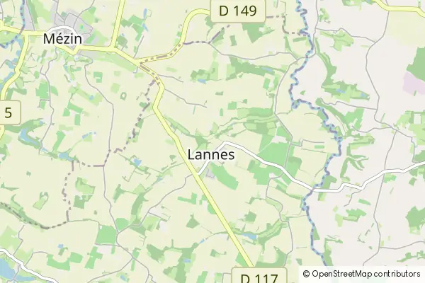 Mapa Lannes