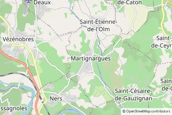 Mapa Martignargues