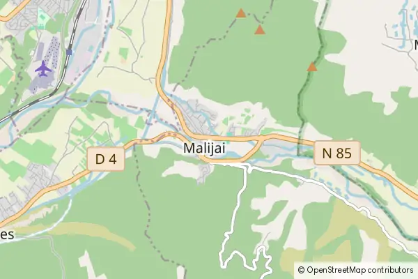 Mapa Malijai