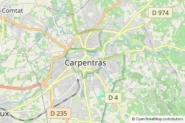 Mapa Carpentras