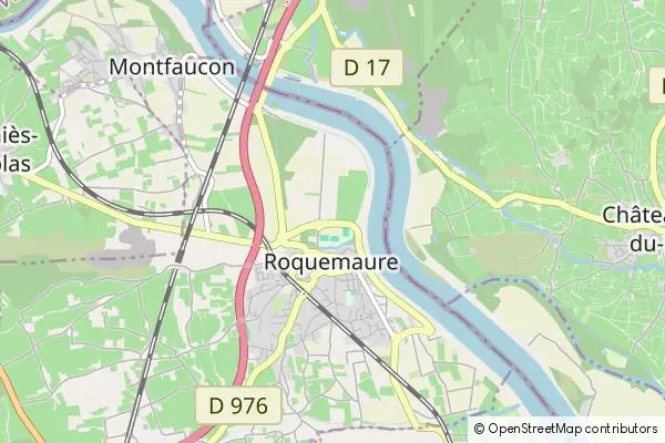 Mapa Roquemaure