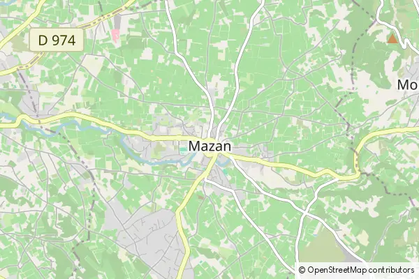 Mapa Mazan