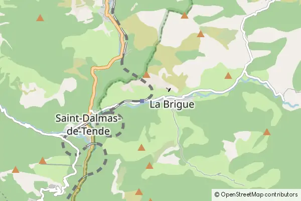 Mapa La Brigue