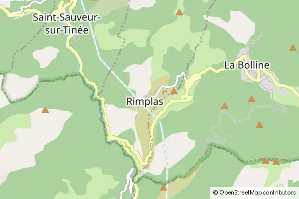 Mapa Rimplas