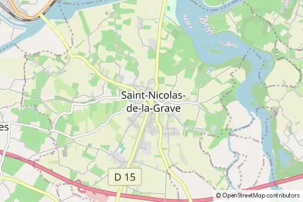 Mapa Saint-Nicolas-de-la-Grave