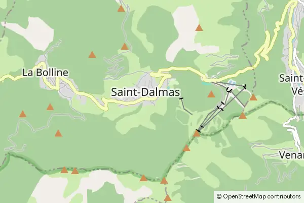 Mapa Saint-Dalmas