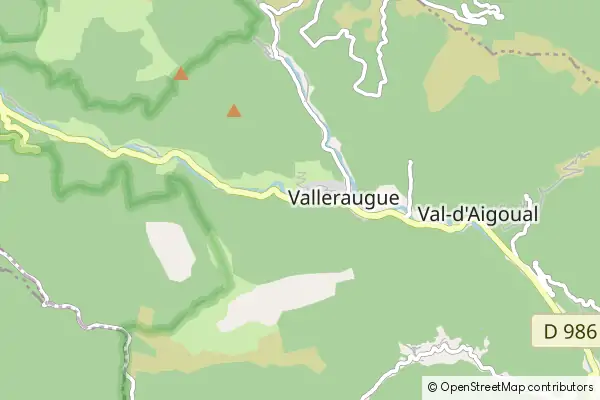 Mapa Valleraugue